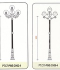 Hình ảnh: Trụ đèn trang trí sân vườn Pine chiếu sáng công viên
