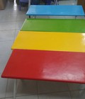 Hình ảnh: Bàn nhựa mầm non chân gấp vào trong giá rẻ nhất thị trường