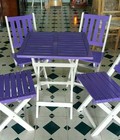 Hình ảnh: bàn ghế gỗ cafe giá rẻ