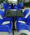 Hình ảnh: Bàn ghế cafe nhựa đúc giá rẻ
