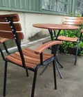 Hình ảnh: bàn ghế gỗ cafe nhập khẩu