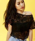 Hình ảnh: Áo ren tay ngắn dáng suông Sexycut