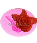 Hình ảnh: Khuôn Silicon Hoa Hồng 3 Lá - Mã số 45M
