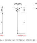 Hình ảnh: Cột chiếu sáng thép mạ kẽm cao 6-9M