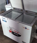 Hình ảnh: Tủ đông mát cũ Alaska 2 nắp giở, ống đồng 260 L, mới 90%