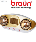 Hình ảnh: Đèn sưởi nhà tắm Braun thổi gió nóng BU16