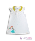 Hình ảnh: Đầm cổ sen Lovely Summer hình cô gái Lovekids
