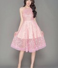 Hình ảnh: Đầm xoè yếm ren