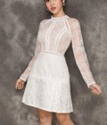 Hình ảnh: Đầm xoè áo ren TD