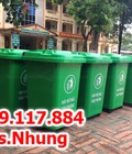 Hình ảnh: Thùng rác công cộng nắp kín nắp hở 60lit 90lit 120lit 240lit
