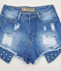 Hình ảnh: Short jeans phối túi đính ngọc