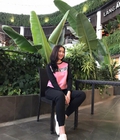 Hình ảnh: Đồ bộ nỉ Pink in chữ Love ngược.
