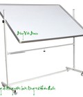 Hình ảnh: Bảng viết bút lông Hàn Quốc di động 2 mặt 80x120cm