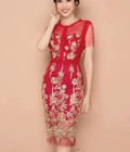 Hình ảnh: Đầm body đắp ren kim sa