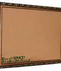 Hình ảnh: Bảng ghim tài liệu bần khung gỗ 40 x 60cm