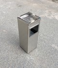 Hình ảnh: Thùng rác inox văn phòng, inox có gạt tàn