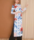 Hình ảnh: Áo dài gạch bông
