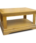 Hình ảnh: Bàn sofa gỗ sồi 2 tầng 2 ngăn kéo KT: 90x55x48cm