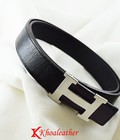 Hình ảnh: Thắt lưng da chân đà điểu được sản xuất theo tiêu chuẩn Hermes