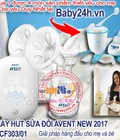 Hình ảnh: Máy hút sữa Avent đôi scf303/01 model new 2017 bảo hành 2 năm chính hãng Baby24h.vn