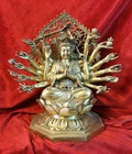 Hình ảnh: Phật chuẩn đề cao 25cm  bằng đồng nguyên chất