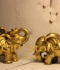 Hình ảnh: Linh vật bằng đồng Đẹp - Độc trong trang trí - Tượng Đôi Voi
