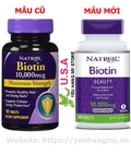 Hình ảnh: Natrol Biotin 10,000mcg Maximum Strength 100 viên của Natrol nhập khẩu tại mỹ.