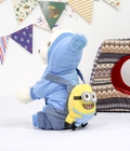 Hình ảnh: Áo nỉ lông balo minion cho chó mèo
