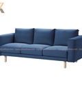 Hình ảnh: Ghế sofa 3 chỗ NORSBORG (xanh đậm)