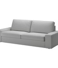 Hình ảnh: Ghế sofa 3 chỗ KIVIK (xám trắng)