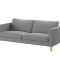 Hình ảnh: Ghế sofa 3 chỗ KARLSTAD (xám trắng)