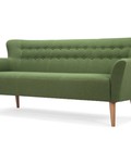 Hình ảnh: Ghế sofa bọc vải ELLEN 3 chỗ ngồi (xanh lá)