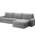 Hình ảnh: Ghế sofa góc 3 chỗ KIVIK (xám)