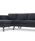 Hình ảnh: Ghế sofa góc trái LEON (xám đen)