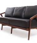 Hình ảnh: Ghế sofa da 3 chỗ KATAKANA (đen)