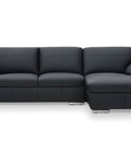 Hình ảnh: Ghế sofa da 3 chỗ ORIS (đen)