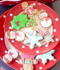 Hình ảnh: Bánh Quy Gừng Trang Trí Sẵn Giáng Sinh 2017