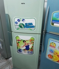 Hình ảnh: tủ lạnh SANYO kính chịu lực 204L mới 90%, free ship, mát đá nhanh, ngăn rộng,