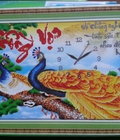 Hình ảnh: Tranh đính đá đồng hồ vợ chồng