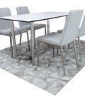 Hình ảnh: Bàn ăn 4 chỗ SOPHIE (Xám trắng)
