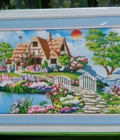 Hình ảnh: Tranh đính đá phong cảnh H1036