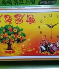 Hình ảnh: Tranh đính đá đồng hồ tấn tài tấn lộc H900
