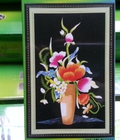 Hình ảnh: Tranh đính đá bình hoa H766