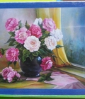 Hình ảnh: Tranh đính đá bình hoa H628