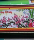 Hình ảnh: Tranh đính đá cành đào H481
