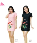 Hình ảnh: Đầm Thun Hoa Ngắn Trẻ Trung Dạo Phố