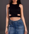 Hình ảnh: Áo croptop cutout hai bên