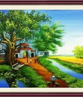 Hình ảnh: tranh3d làng quê