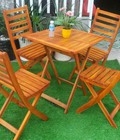 Hình ảnh: Bàn ghé cafe gỗ xếp thanh lý