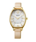 Hình ảnh: Đồng hồ nữ Julius Ja920 dây da vàng